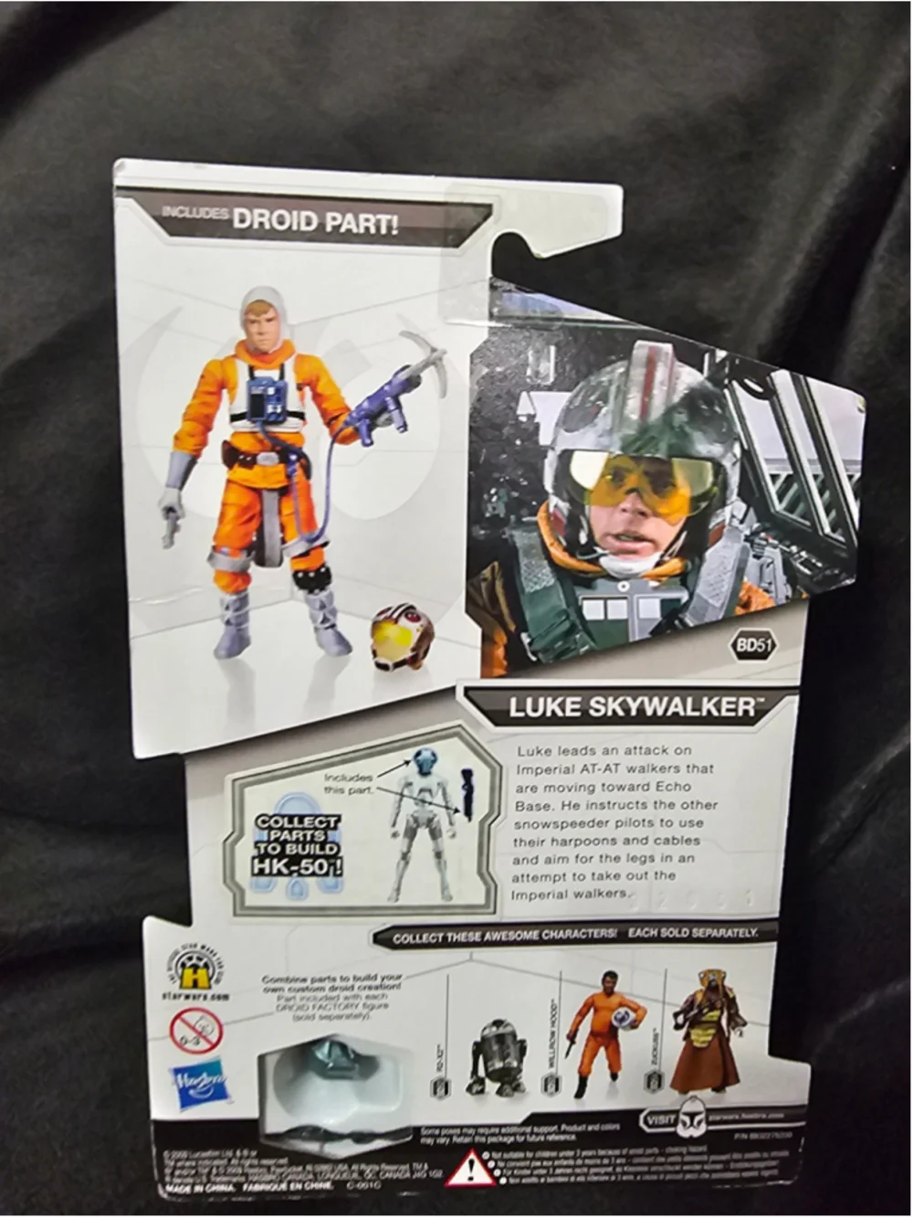 Boys Hasbro Star Wars Luke Skywalker Action Figure One Size Orange White